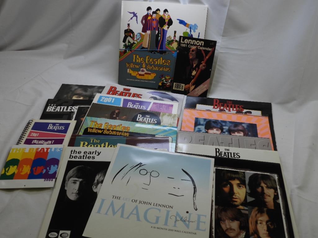 LOT OF 20 Vintage BEATLES Calendars (1 of 4)
