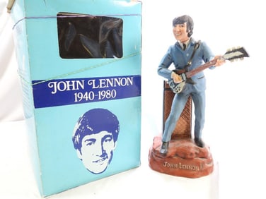 Porcelain John Lennon Decanter Limited Edition Crafted by Gary Shildt for Alpha Industries