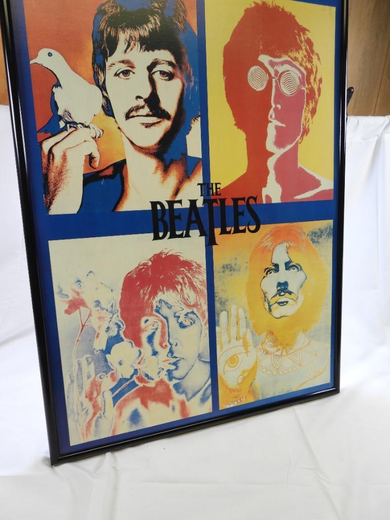 Framed Artwork Cardboard Poster of Beatles (1 of 4)
