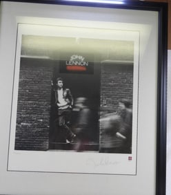 Framed Art Photograph Iconic Photo of John Lennon
