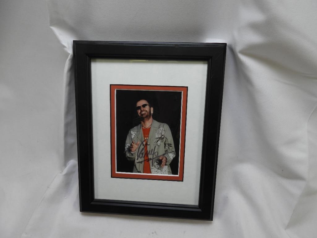 Framed Ringo Starr Autographed Photo With Certificate of Authenticity (1 of 3)