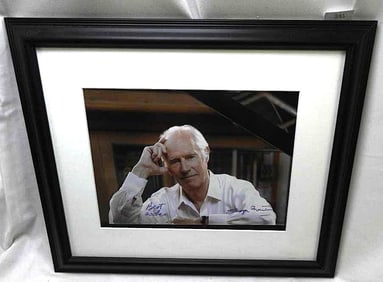 Framed George Martin Autographed Photograph