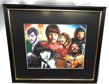 Ringo Starr Framed Art Print by artist "Shannon"