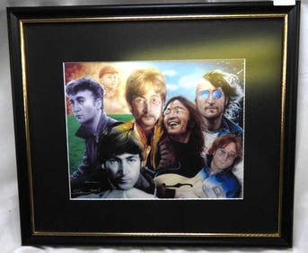 John Lennon Framed Art Print by artist "Shannon"