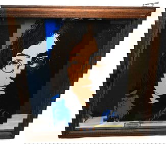 John Lennon Art Mirror