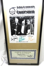 The Quarrymen Signed Autographed Photograph with Certificate of Authenticity