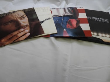 LOT OF 5 Bruce Springsteen Albums, USED