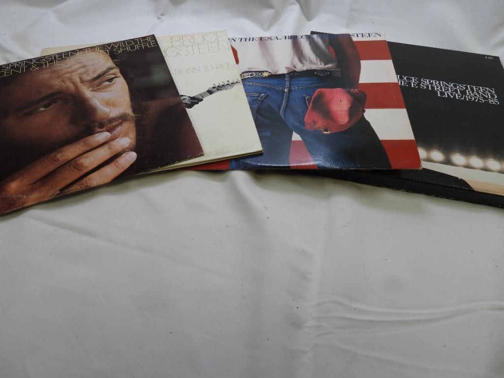 LOT OF 5 Bruce Springsteen Albums, USED (1 of 19)