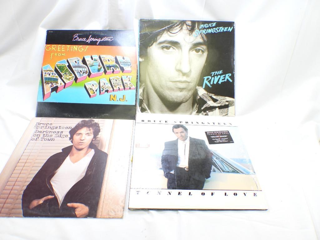 LOT OF 4 Bruce Springsteen Albums, USED (1 of 16)