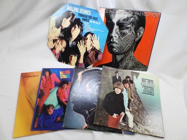 LOT OF 6 Rolling Stones Albums, USED