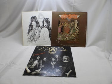 LOT OF 3 Aerosmith Albums, USED