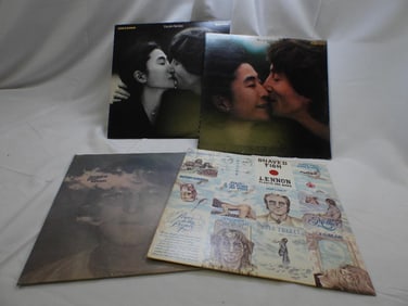 LOT OF 4 John Lennon Albums, USED