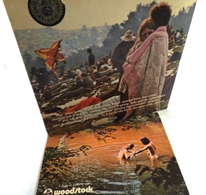 WOODSTOCK Triple record set, music from the original soundtrack, Cotillion Records, 1970