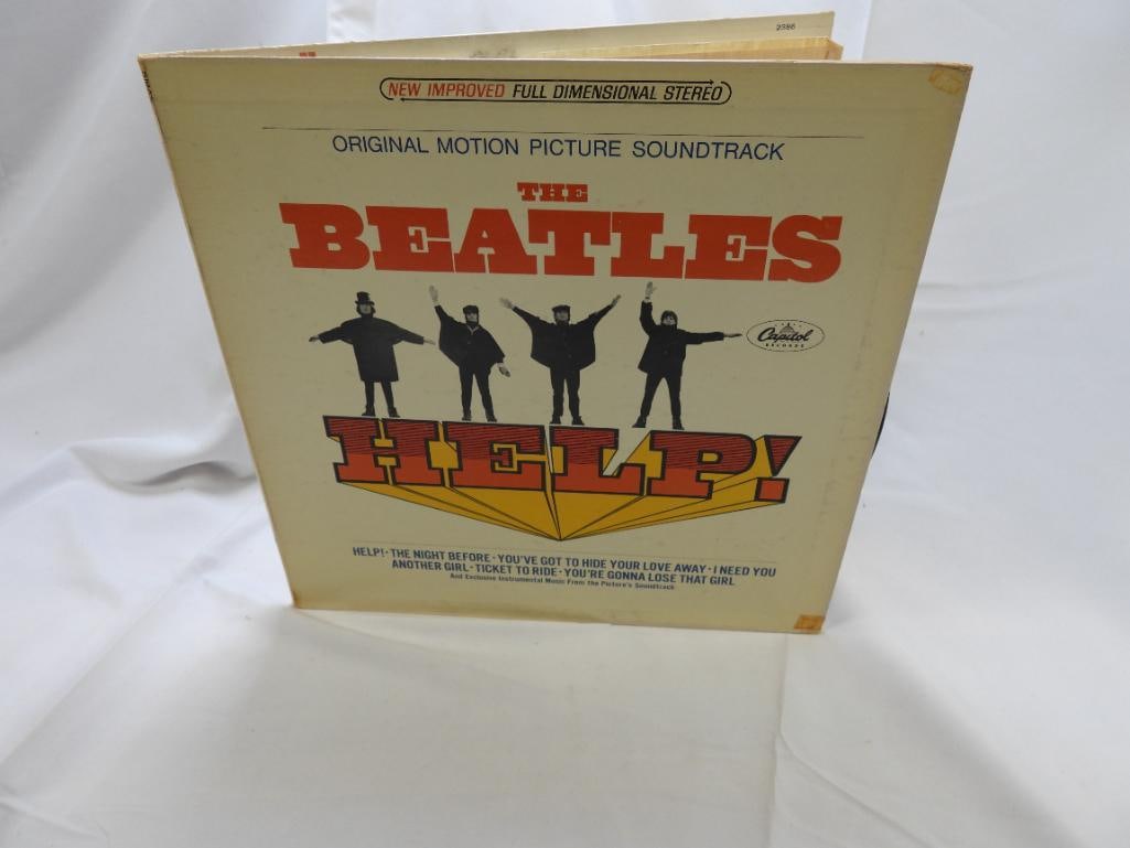 THE BEATLES LP Album "Help! Original Motion Picture Soundtrack", released in Aug 1965 by Capitol (1 of 5)
