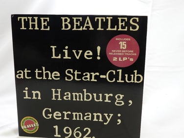 THE BEATLES Double LP Album "Live! At the Star-Club in Hamburg, Germany; 1962" released April 1977