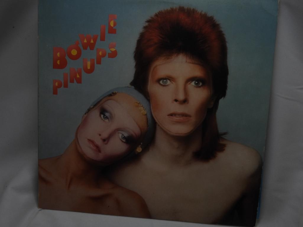 DAVID BOWIE Studio LP Album "Pin Ups", released by RCA Records in Oct 1973: DAVID BOWIE Studio LP Album "Pin Ups", released by RCA Records in Oct 1973, is a covers album, featuring glam rock and proto-punk versions of songs by 1960's bands who were influential to Bowie as a t