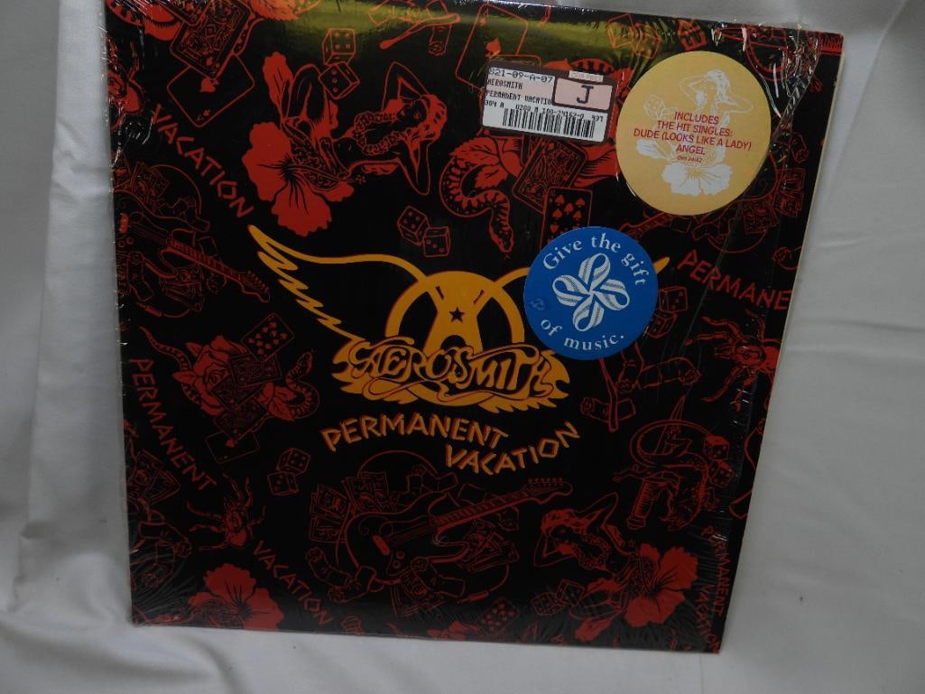 AEROSMITH LP Album, "Permanent Vacation", USED (1 of 4)