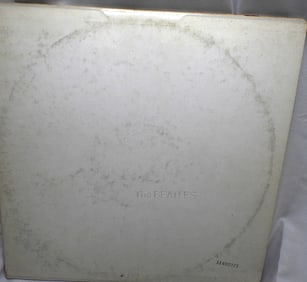 BEATLES LP Album, "White Album", with Paul McCartney Nude poster 1st edition