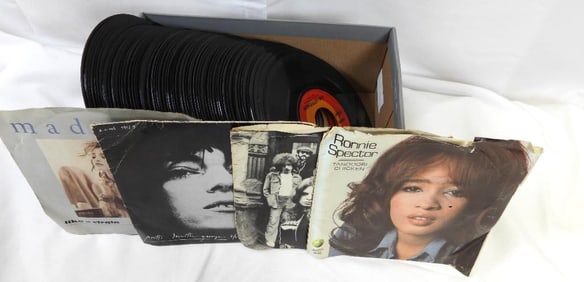 LOT OF OVER 50 Records 45's