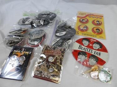 LOT OF BEATLES Pins