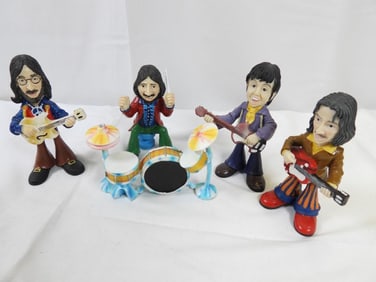 Beatles 5 Piece Resin Figurines SET, BOXED