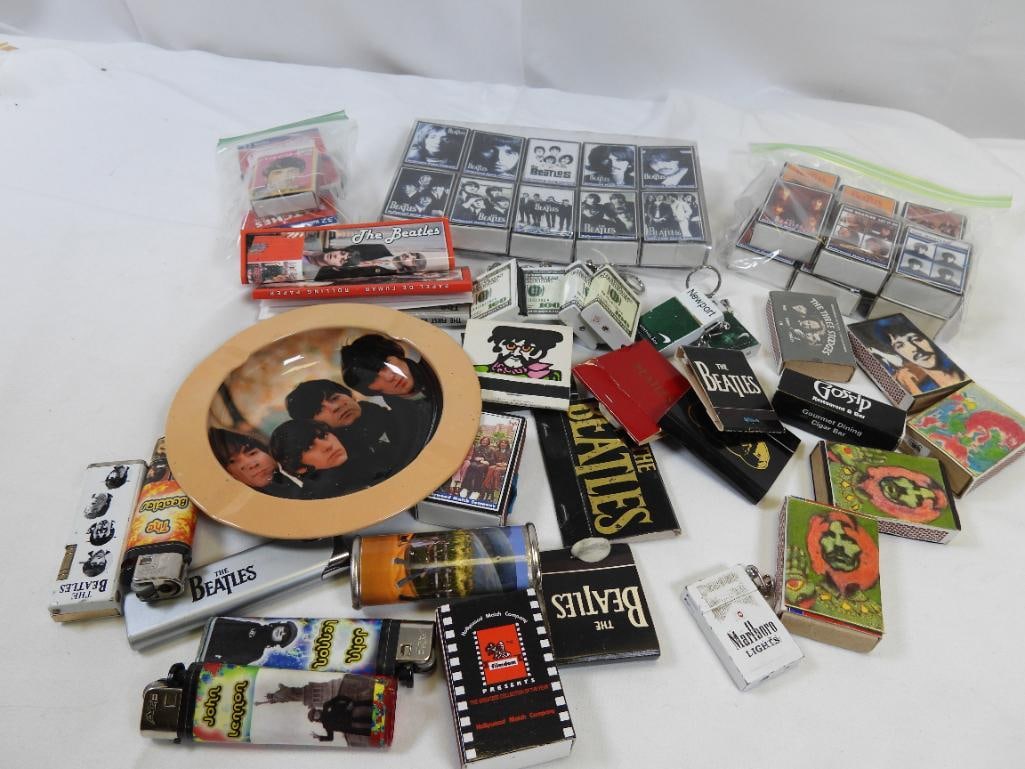 GIANT LOT Of Matches, Lighters, Ashtray, Rolling Papers (1 of 5)