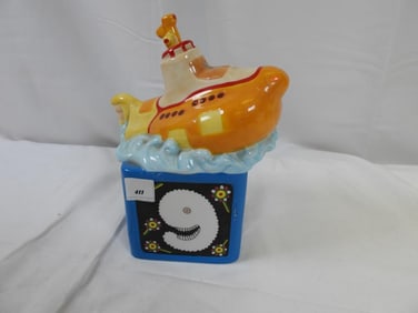 Yellow Submarine Ceramic Piggy Bank