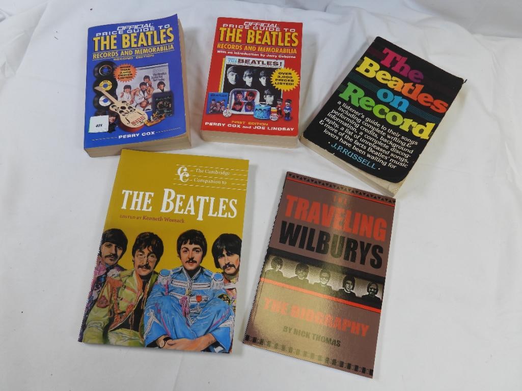 BEATLES LOT OF 5 used paperback books (1 of 5)