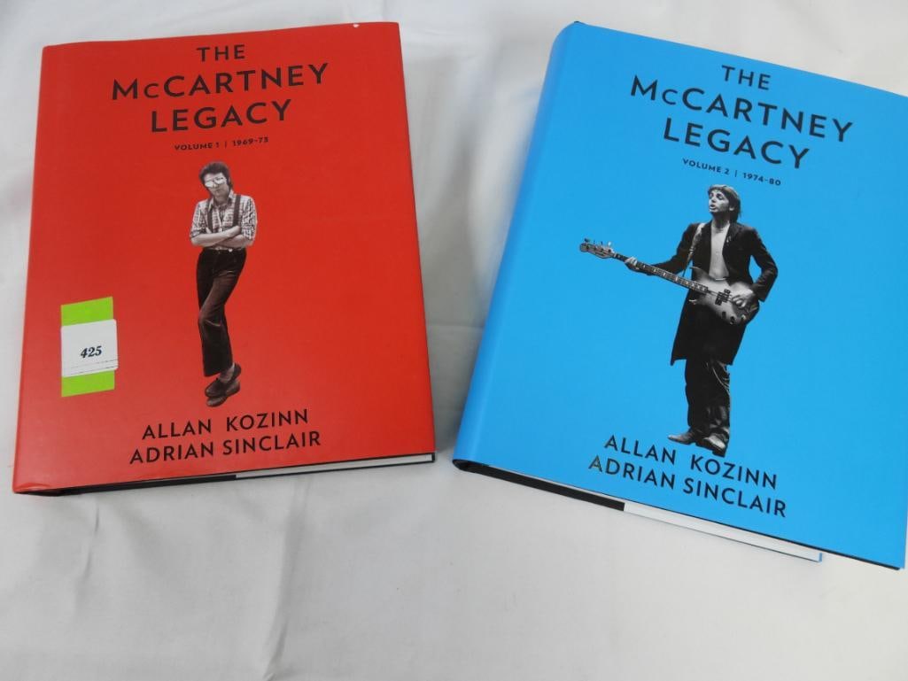 BEATLES LOT OF 2 used hardcover books: BEATLES LOT OF 2 used hardcover : The MCCARTNEY Legacy Volume 1: 1969-73 and Volume 2: 1974-1980 by Allan Kozinn and Adrian Sinclair and gives a detailed background on albums over these time periods