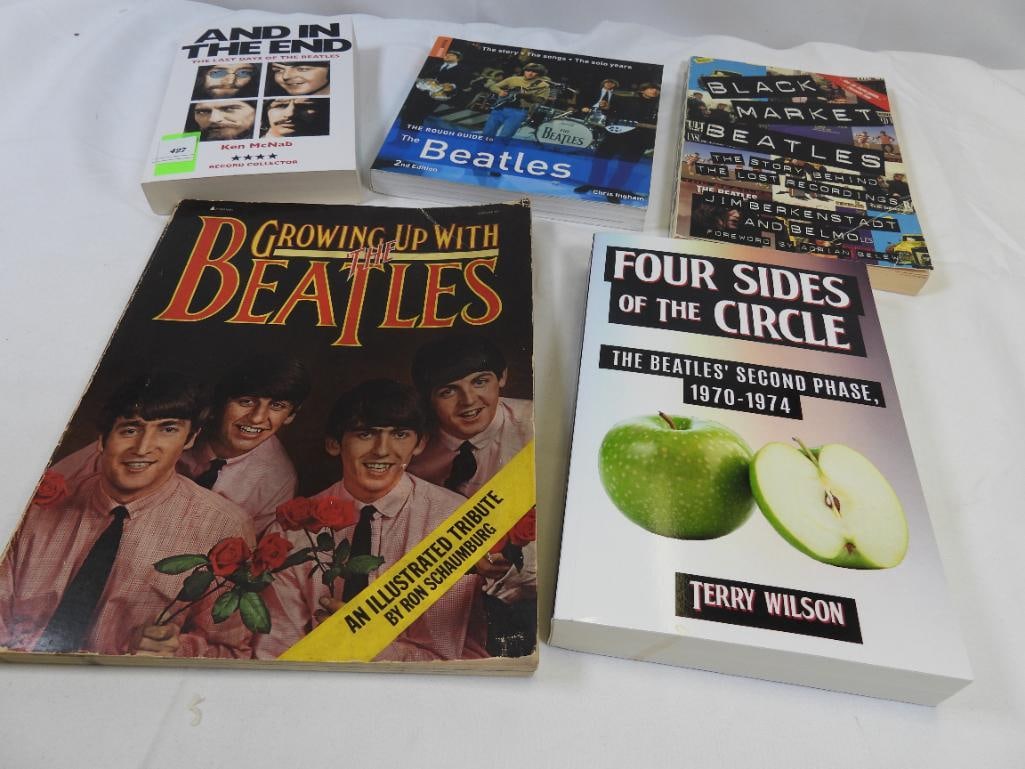 BEATLES LOT OF 5 used paperback books (1 of 5)