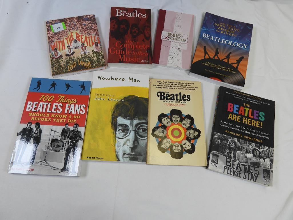 BEATLES LOT OF 8 used paperback books (1 of 6)