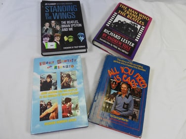 BEATLES LOT OF 4 used hardcover books