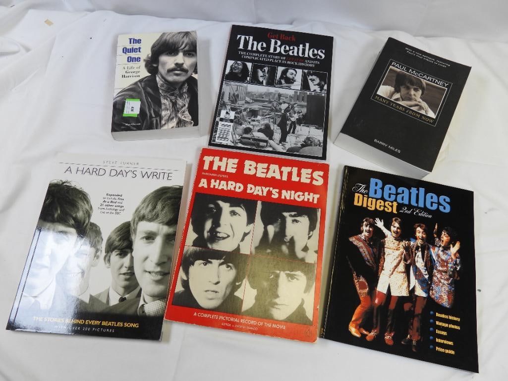 BEATLES LOT OF 6 used paperback books (1 of 4)