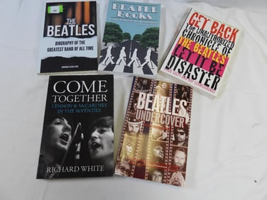 BEATLES LOT OF 5 used paperback books