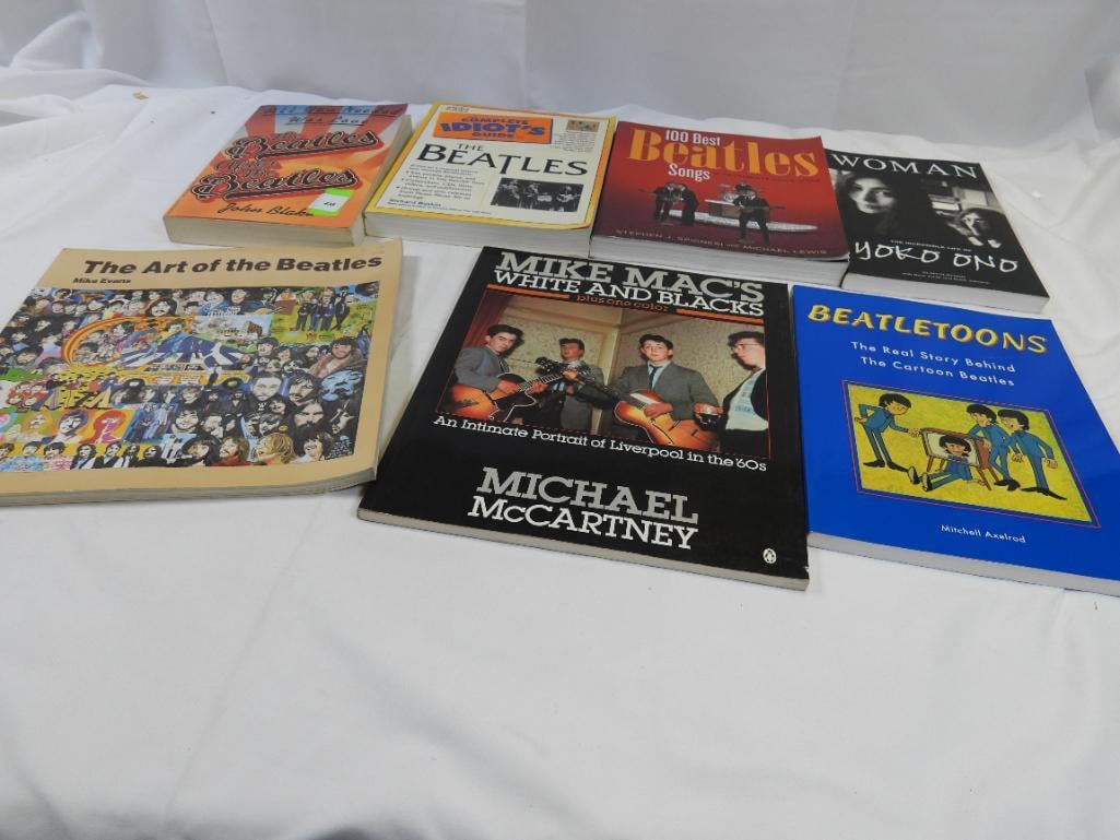 BEATLES LOT OF 7 used paperback books (1 of 6)