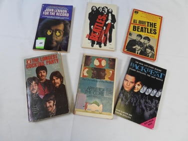 BEATLES LOT OF 6 used paperback books