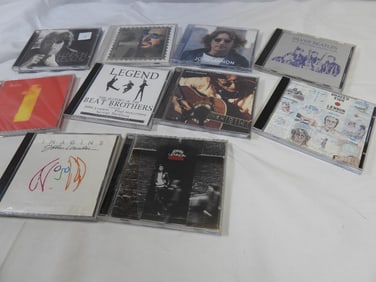 LOT OF 10 BEATLES Music CD's, USED
