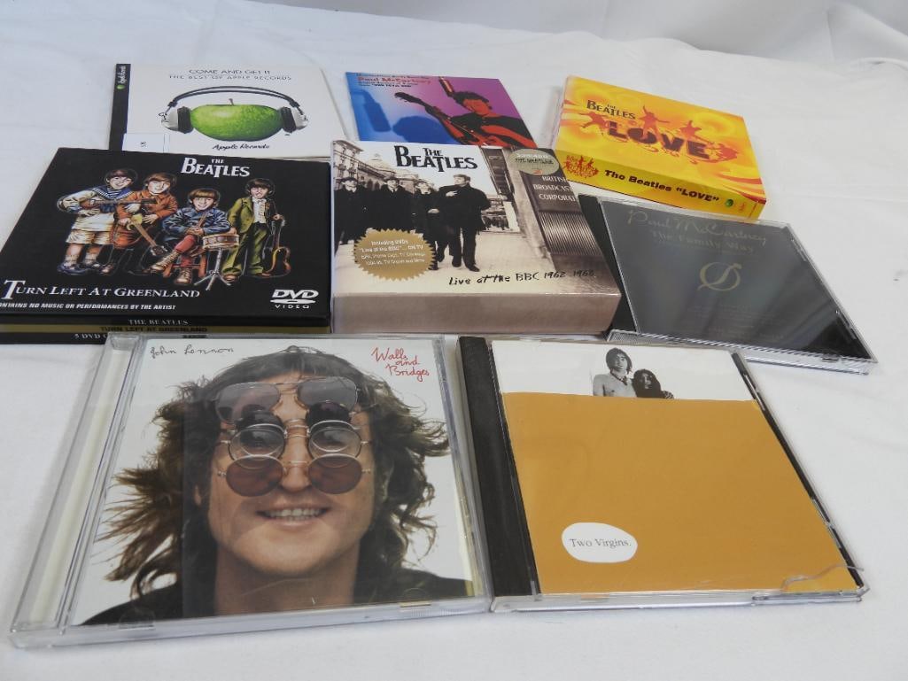 LOT OF 8 BEATLES Music CD's and DVD's, USED (1 of 7)