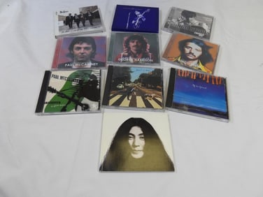 LOT OF  9 Starr, McCartney, Harrison, Beatles Music CD's, USED