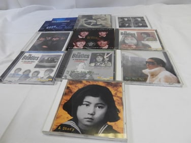 LOT OF  10 BEATLES Music CD's, USED
