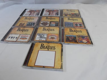 LOT OF 10 BEATLES Music CD's, USED