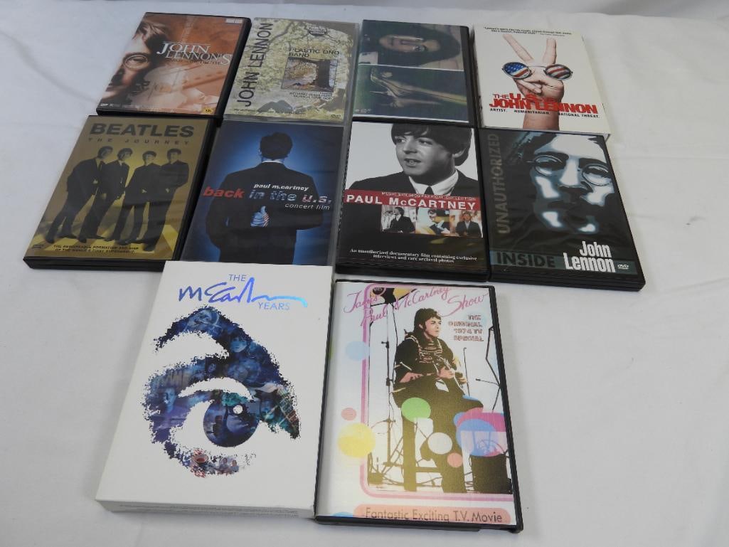LOT OF 10 BEATLES DVD's, USED (1 of 7)