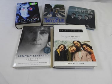BEATLES LOT of 5 hardcover books