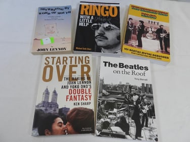 BEATLES LOT OF 5 used paperback books
