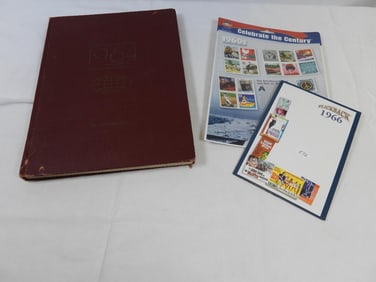 LOT OF 3 1960's Items, Including Stamps, Yearbook, DVD