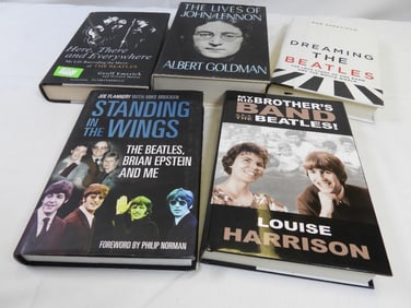 LOT OF 5 BEATLES hardcover books