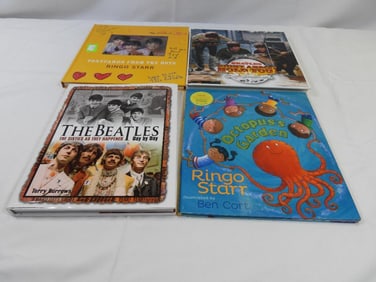 LOT OF 4 BEATLES hardcover books