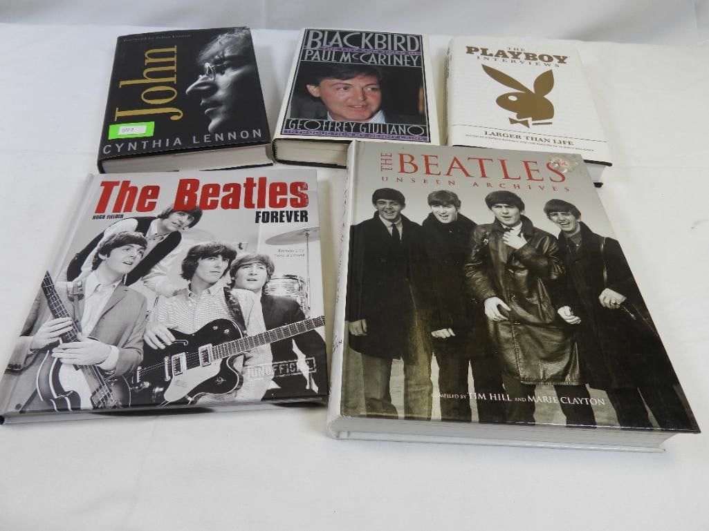 LOT OF 5 BEATLES hardcover books (1 of 6)