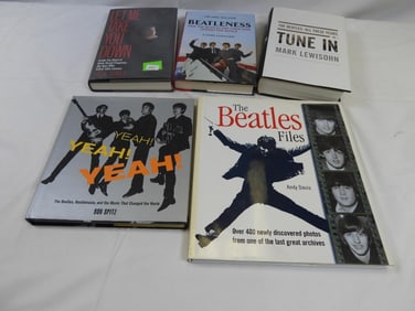 LOT OF 5 BEATLES hardcover books