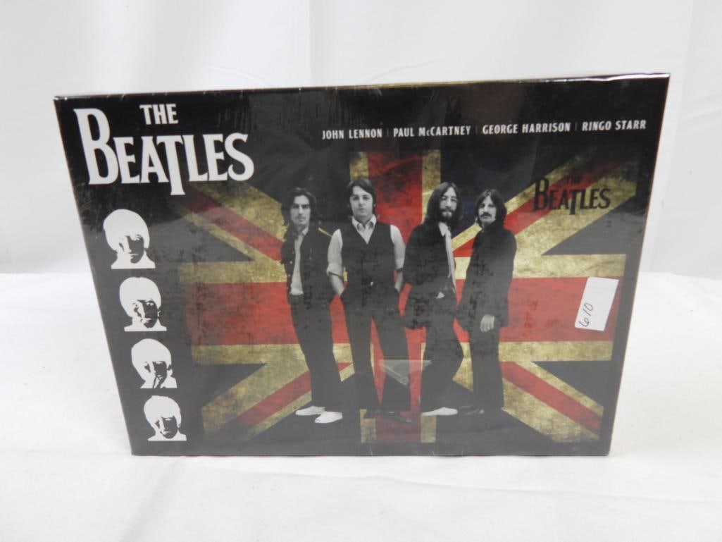 BEATLES 500-piece puzzle, NEW IN PACKAGING: BEATLES 500-piece puzzle, new sealed in packaging with 4 band members, John LENNON, Paul MCCARTNEY, George HARRISON, and Ringo STARR